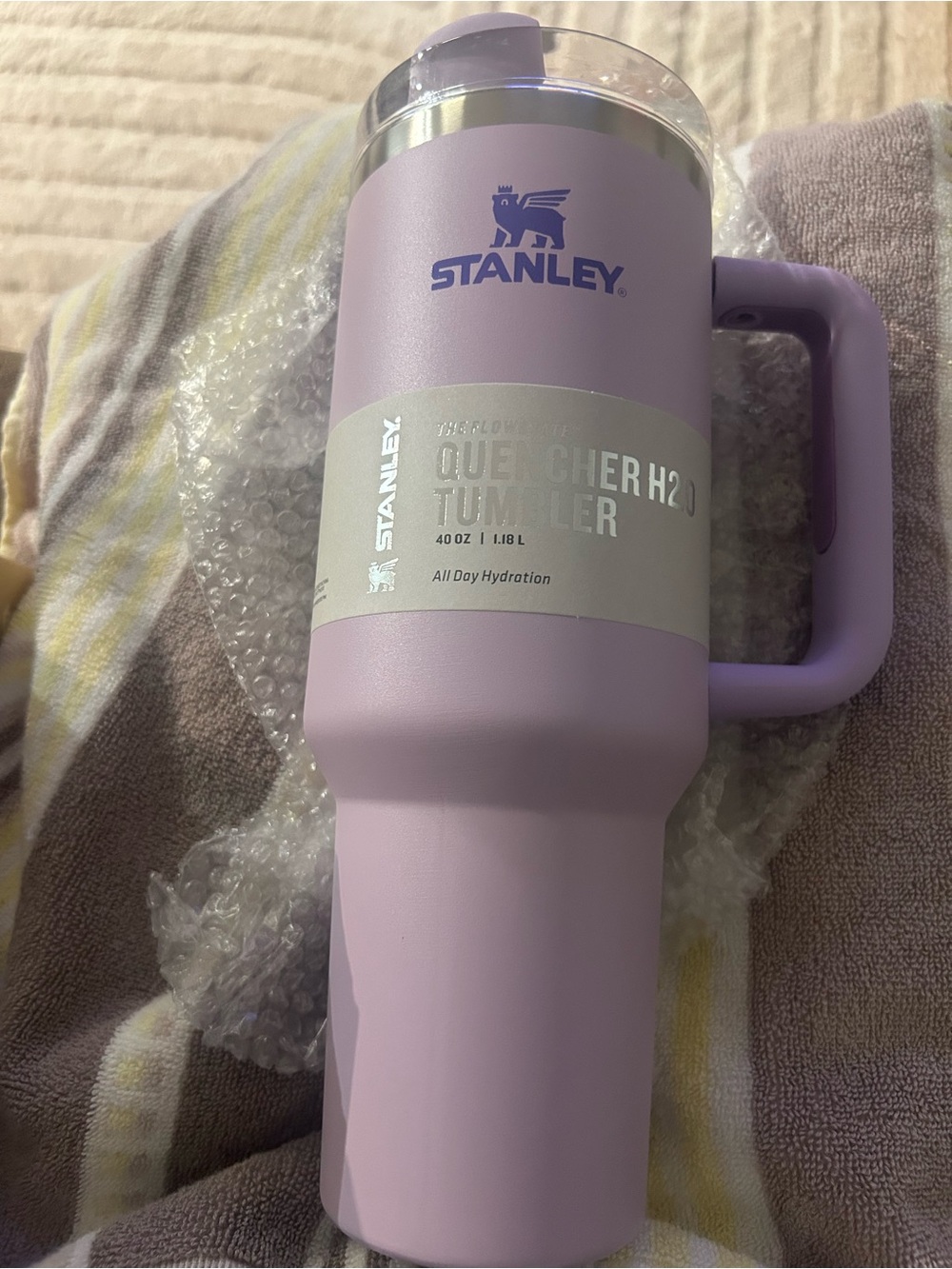 Stanley Lavender Travel Tumbler with Handle